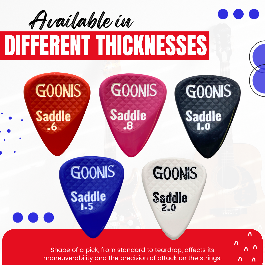 Goonis Picks  Never Drop Spin or Slip. (5 pack) buy 1 get the next 1-1/2 off