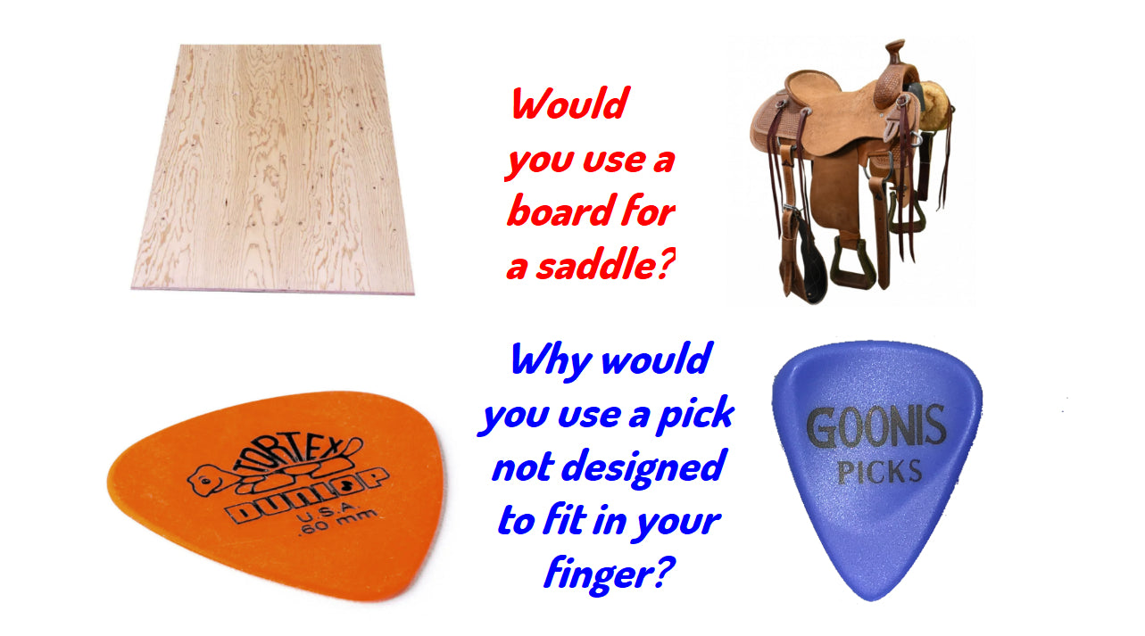 Goonis Picks  Never Drop Spin or Slip. (5 pack) buy 1 get the next 1-1/2 off