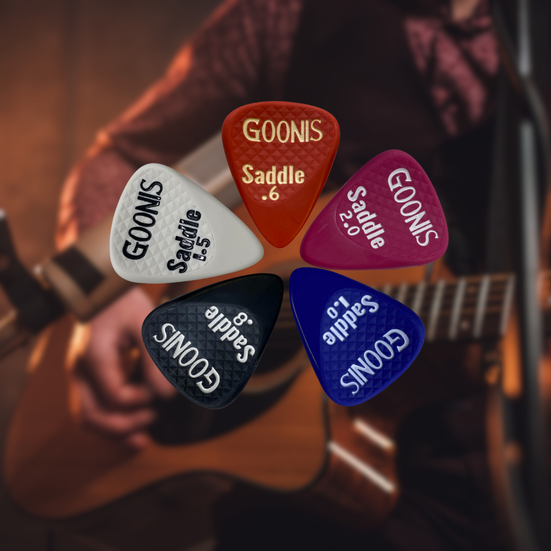 Goonis Saddle Variety Pack. 5 Colors & 5 Thicknesses: 0.6 0.8 1.0 1.5 2.0