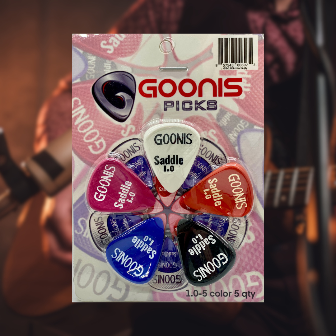 Goonis Picks  Never Drop Spin or Slip. (5 pack)